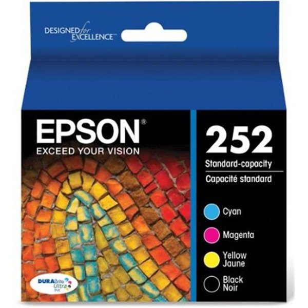 Epson Epson America T252120-BCS 252 Blk And Color Combo Pack T252120-BCS